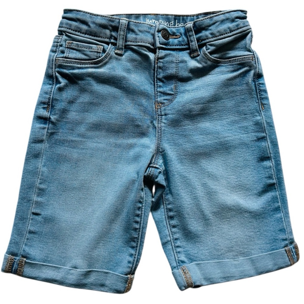 Girl’s Bermuda Shorts Jumping Beans Size 6X. Jean Shorts with adjustable waist